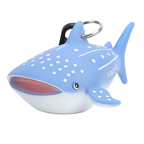 EVTSCAN Cartoon Fisch Scuba Dive Mundstück Staubdichte Abdeckung Zweite Stufe Atemregler Halter mit Clip (Whale Shark) von EVTSCAN