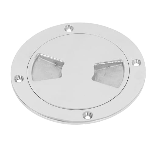 EVTSCAN Deckplatte aus Edelstahl 316, Bootsinspektionsluke, Lukendeckel, korrosionsbeständig, rostfrei, einfacher Zugang für Boote und Wohnmobile (3 Inch) von EVTSCAN