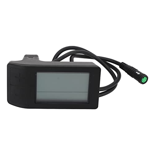 EVTSCAN Elektrisches LCD-Anzeigemessgerät, wasserdichter 5-poliger Stecker, Umwandlungsmessgerät-Controller, 24-48 V, für Radfahren im Freien von EVTSCAN