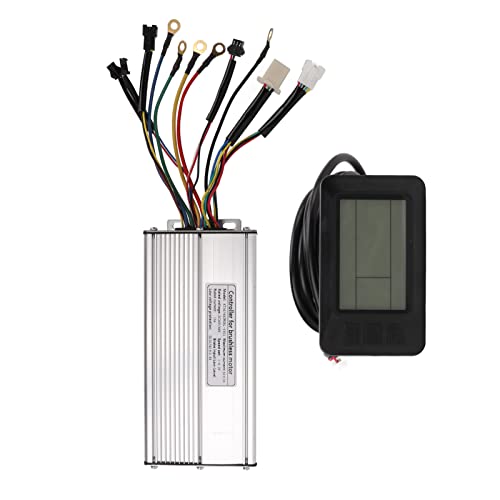 EVTSCAN Elektrofahrrad-Umrüstsatz, 30 A-Controller, LCD7U-Anzeigetafel-Set, gemeinsamer Anschluss für 36 V/48 V, 1000 W Gleichstrommotor von EVTSCAN