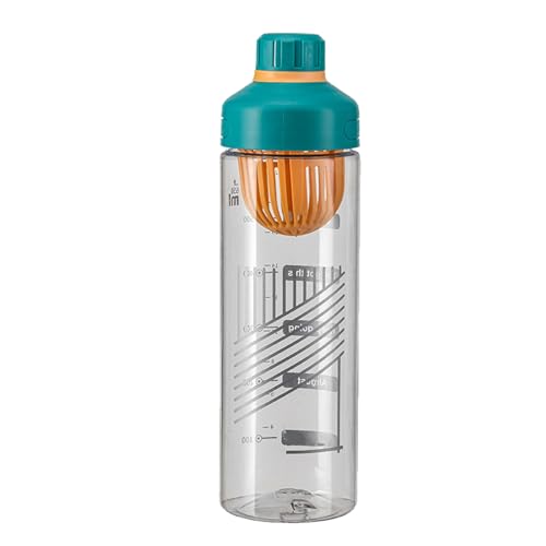 Kunststoff-Wasserflasche, 550 Ml, Tragbare Sport-Wasserflasche Mit Tragegriff, Teefilter-Ei, Auslaufsicherer, Hochtemperaturbeständiger Becher von EVTSCAN