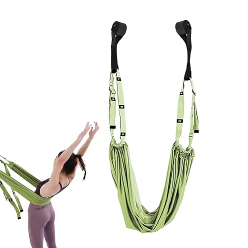 EWFAS Yoga-Schaukel | Aerial Yoga Hängematte | Yogagurte zum Dehnen | Yoga-Inversionsschaukel | Flexibilitätstrainer Backbend Assist Stretch Out Strap für Reha-Pilates-Ballett-Spagat von EWFAS