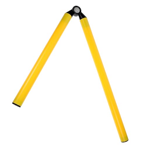 EXAOMBLE Trainingsstange Beweglichkeit Fußballtraining Fußball-trainingsmatte Fußballkegel Für Das Training Fußballtor Agility-stöcke Trainingsstöcke Fußballstangen Fußball-Tool Yellow Abs von EXAOMBLE