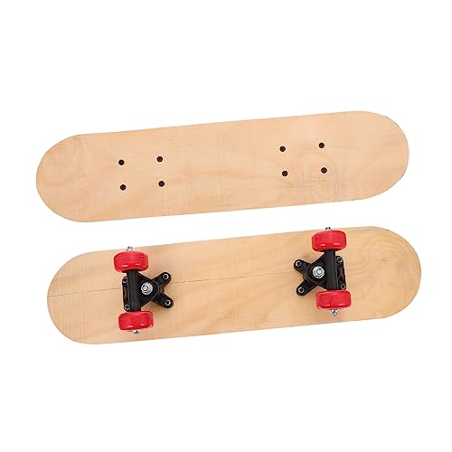 EXCEART 1stk Handgezeichnetes Skateboard Skateboard-Tisch Selber Machen Leeres Skateboarddeck Dekorative Skateboardverzierung Skateboard Malen Lieferungen Rostfreier Stahl Kind Aushöhlen von EXCEART