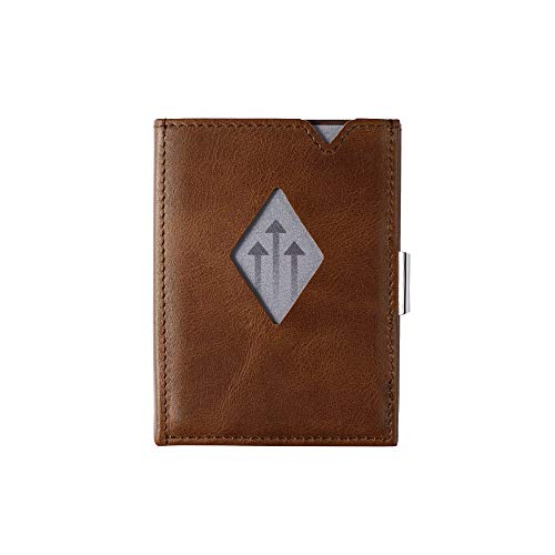 EXENTRI Multiwallet Leder Dreifachgefaltete Brieftasche - RFID-Schutz mit Verschlussclip aus Edelstahl EXENTRI Multiwallet Leder Dreifachgefaltete Brieftasche - RFID-Schutz mit Verschlussclip aus Edelstahl von EXENTRI