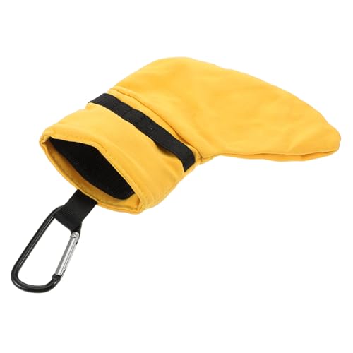 EXHUMKY Golftasche Teehalter Für Den Täglichen Gebrauch Golf-Tee-Halter Kleine Tasche Für Golfball Halter Für Golfbälle Golfballtaschen Kompakter Golfballhalter Stoff Yellow von EXHUMKY