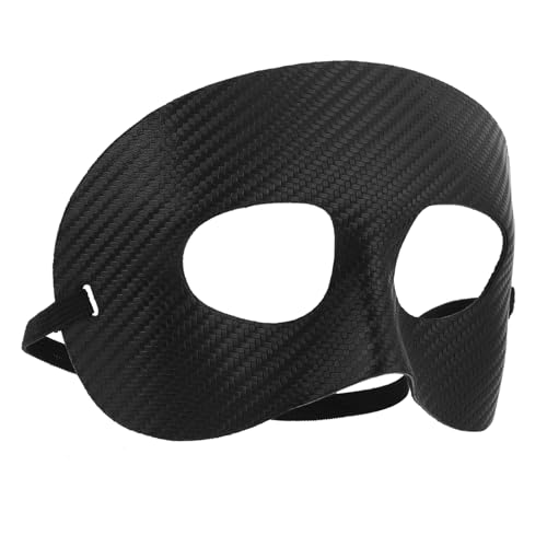 EXHUMKY Nasenschutzmaske Black Sports Gesichtsmaske Für Herren Für Nase Und Wangenschutz Im Basketball Und Fußball Wettbewerbswächter Für Erwachsene von EXHUMKY