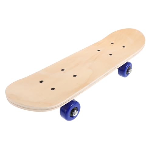 EXHUMKY -Skateboard Skateboard Blanko-Griffbrettdecks handbemalte Skateboards leeres Pooldeck leeres Kreuzerdeck Ausschnitt in Form eines Skateboard-Decks aus Holz Plastik von EXHUMKY