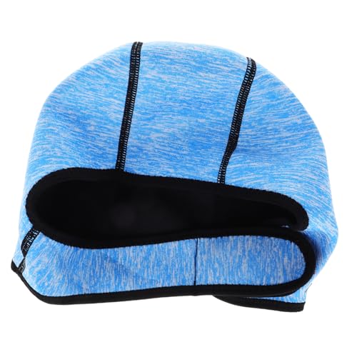 EXHUMKY Tauchkappe Warm Haltende Bademütze Badekappe Für Männer Schwimmkappe Schwimmhaube Taucherhaube Duschhauben Für Männer Badekappe Für Damen Schwimmhut Badekappen Neopren Sky-Blue von EXHUMKY