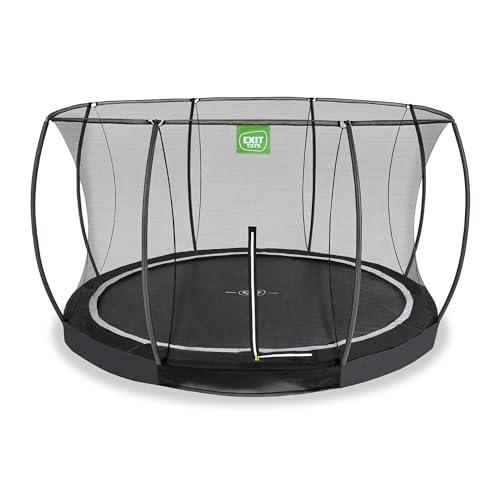 EXIT Toys Black Edition Rundes Inground Trampolin - ø366cm - Fußschutzsystem - Sicherheitsnetz mit Reißverschluss - Modernes Design - Rostfrei - Einbau-Trampolin für Kinder - Schwarz EXIT Toys Black Edition Rundes Inground Trampolin - ø366cm - Fußschutzsystem - Sicherheitsnetz mit Reißverschluss - Modernes Design - Rostfrei - Einbau-Trampolin für Kinder - Schwarz von EXIT TOYS
