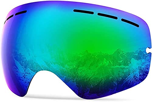 EXP VISION Skibrille Wechselscheibe für EX-5400 Skibrille (Grün) von EXP VISION