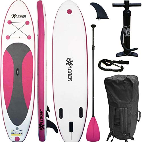 EXPLORER SUP Board Stand Up Paddle Surfboard aufblasbar Paddel ISUP 300x76x15cm EXPLORER SUP Board Stand Up Paddle Surfboard aufblasbar Paddel ISUP 300x76x15cm von EXPLORER