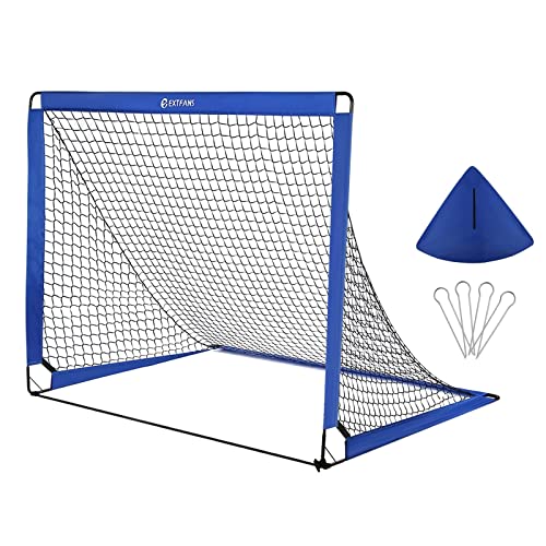 EXTFANS Profi Fußballtor für Kinder | 450D FussballtoreTor mit 4U-Heringen | Tragbares Faltbares Soccer Goal für Garten, Strand & Park EXTFANS Profi Fußballtor für Kinder | 450D FussballtoreTor mit 4U-Heringen | Tragbares Faltbares Soccer Goal für Garten, Strand & Park von EXTFANS