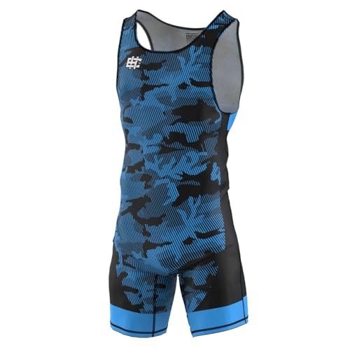 Extreme Hobby Ringertrikot für Männer Havoc professioneller Ringeranzug, Wrestling-Bekleidung, Ringer-Shirt für Männer, Wrestling Singlet, Farbe: BLAU, Größe: 2XL Extreme Hobby Ringertrikot für Männer Havoc professioneller Ringeranzug, Wrestling-Bekleidung, Ringer-Shirt für Männer, Wrestling Singlet, Farbe: BLAU, Größe: 2XL von EXTREME HOBBY TM
