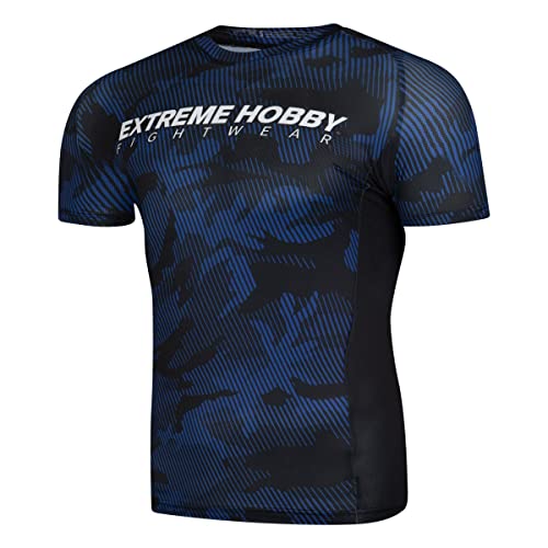 EXTREME HOBBY Technisches Shirt Herren, Shortsleeve, Kurzärmliges und Schnelltrocknendes Trainingsshirt, Thermoaktives, Kompressionspassform von EXTREME HOBBY