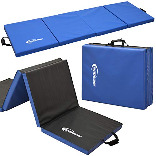 EYEPOWER 200x60 Klappbare Turnmatte für Zuhause - Gymnastikmatte Dicke 5cm - Weichbodenmatte Akrobatik Matte Yoga Matratze Turnmatte Dick Yoga Matte Turnen Gym Matten Fallschutzmatten Kinder Outdoor EYEPOWER 200x60 Klappbare Turnmatte für Zuhause - Gymnastikmatte Dicke 5cm - Weichbodenmatte Akrobatik Matte Yoga Matratze Turnmatte Dick Yoga Matte Turnen Gym Matten Fallschutzmatten Kinder Outdoor von EYEPOWER
