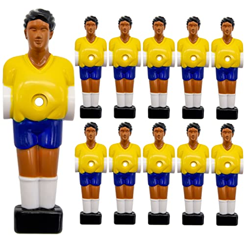 EYEPOWER 11 Tischkicker Figuren 13mm - Brasilien Gelb Blau - Tisch Fussball Kicker Figuren - Tisch Fussballspiel Zubehör Fußball Kickertisch Ersatzteile Tischfussball Figuren Kicker Tisch EYEPOWER 11 Tischkicker Figuren 13mm - Brasilien Gelb Blau - Tisch Fussball Kicker Figuren - Tisch Fussballspiel Zubehör Fußball Kickertisch Ersatzteile Tischfussball Figuren Kicker Tisch von EYEPOWER