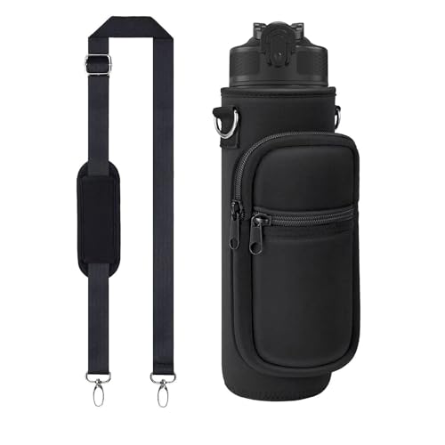 EYQ Flaschenhalter Trinkflasche Molle Beutel, Isolierte Wasserflasche Tragetasche mit Verstellbar Schultergurt und Front Reißverschluss Tasche für Wandern Laufen Radfahren Jagd Reisen EYQ Flaschenhalter Trinkflasche Molle Beutel, Isolierte Wasserflasche Tragetasche mit Verstellbar Schultergurt und Front Reißverschluss Tasche für Wandern Laufen Radfahren Jagd Reisen von EYQ