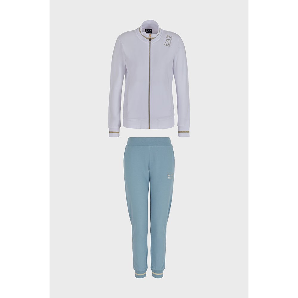 Ea7 Emporio Armani 3dtv51_tjtxz Tracksuit Weiß,Blau XL Frau von Ea7 Emporio Armani