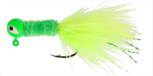 Eagle Claw PRO-V Crappie Chenille JIG, 0,6 l, Chartreuse von Eagle Claw