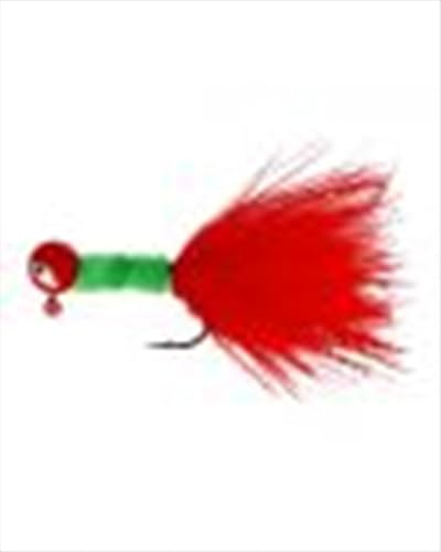 Eagle Claw Pro-V Crappie Chenille Jig, 0,3 g, Rot/Chartreuse von Eagle Claw