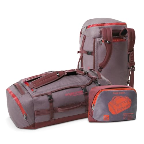 Eagle Creek Cargo Hauler Faltbarer Seesack für Reisen – langlebig und wasserabweisend, mit verstaubaren Rucksackgurten, U-Deckel und Schnellzugriffstaschen, Johannisbeere, 60 L Eagle Creek Cargo Hauler Faltbarer Seesack für Reisen – langlebig und wasserabweisend, mit verstaubaren Rucksackgurten, U-Deckel und Schnellzugriffstaschen, Johannisbeere, 60 L von Eagle Creek