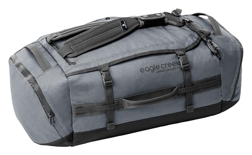 Eagle Creek Cargo Hauler Duffel 60L - die Neue nachhaltige Version des Klassikers aus recyceltem Polyester I 60 L Volumen I Abrieb- & Wasserbeständig | 34 x 68 x 26 cm | 60 L | Charcoal (012) von Eagle Creek