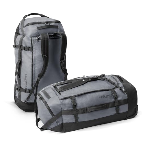 Eagle Creek Cargo Hauler Wheeld Duffel 130L - nachhaltige Version des Klassikers aus recyceltem Polyester I 130 L Volumen I Abrieb- & Wasserbeständig | 38 x 86 x 35 cm | 130 L | Charcoal (012) von Eagle Creek