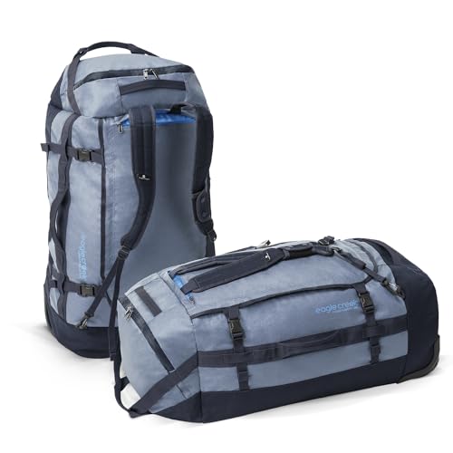 Eagle Creek Cargo Hauler Wheeld Duffel 130L - nachhaltige Version des Klassikers aus recyceltem Polyester I 130 L Volumen I Abrieb- & Wasserbeständig | 38 x 86 x 35 cm | 130 L | Glacier Blue (450) von Eagle Creek