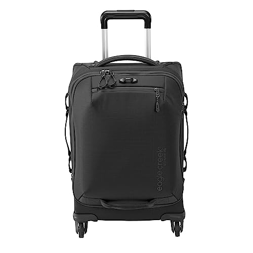 Eagle Creek Expanse 4-Wheel Intl Carry On 35L - Leichter Roll-Koffer | 35-39L Volumen | 4 Rollen | Ideal für EIN Wochenendtrip | Handgepäck | 20 x 35 x 55 cm | 35 L | Black (010) von Eagle Creek