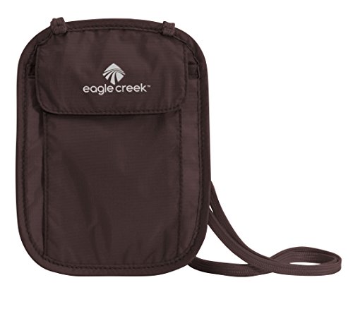 Eagle Creek Flacher Brustbeutel mit vielen Abteilen für Geld, Handy und Pass, Braun, 18 cm Eagle Creek Flacher Brustbeutel mit vielen Abteilen für Geld, Handy und Pass, Braun, 18 cm von Eagle Creek