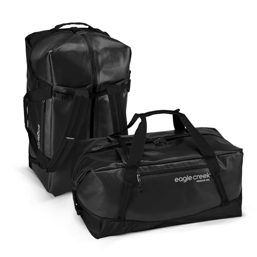 Eagle Creek Unisex Erwachsene Migrate Duffel 90 Reisetasche, Schwarz, 90 l, Aizome Blue, Einheitsgröße, Reisetasche Eagle Creek Unisex Erwachsene Migrate Duffel 90 Reisetasche, Schwarz, 90 l, Aizome Blue, Einheitsgröße, Reisetasche von Eagle Creek