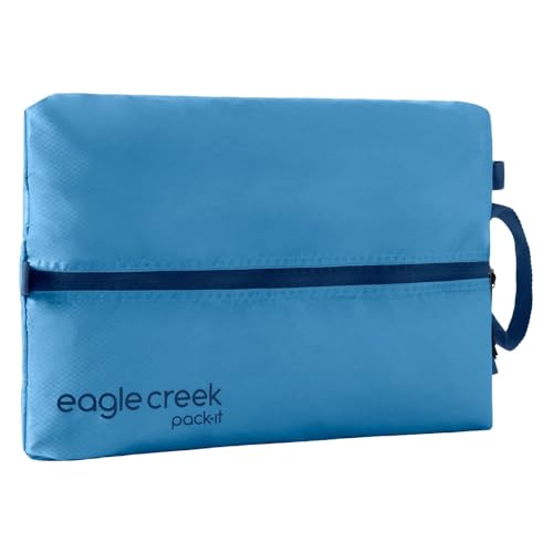Eagle Creek Pack-It Reveal Schuhsack – Schuhbeutel für Reisen mit strapazierfähigem, atmungsaktivem Netz-Oberteil, Schnellgriff und Befestigung außerhalb der Tasche, Blue Dawn - Isolate (neu), Eagle Creek Pack-It Reveal Schuhsack – Schuhbeutel für Reisen mit strapazierfähigem, atmungsaktivem Netz-Oberteil, Schnellgriff und Befestigung außerhalb der Tasche, Blue Dawn - Isolate (neu), von Eagle Creek