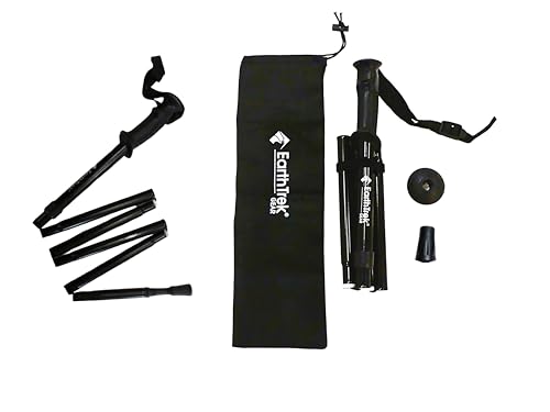 Zusammenklappbarer Wanderstock für Reisen und Trekking Zusammenklappbarer Wanderstock für Reisen und Trekking von EarthTrekGear