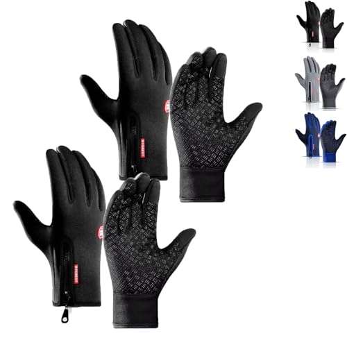 EasPowest Frostfit Thermo Handschuhe,Frostfit – Thermo Handschuhe Für Jedes Abenteue,Thermo Handschuhe Herren Frostfit (M,2*Black) von EasPowest