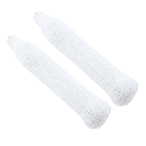 Easnea BadmintonTennisschläger Griffband, Handtuch Wrap Over Grip Cover, Super saugfähiger Handtuchübergriff, Badmintonschläger, Übergriffe, Griffband, Badminton, Schläger, Handtuchgriff, Weiß von Easnea