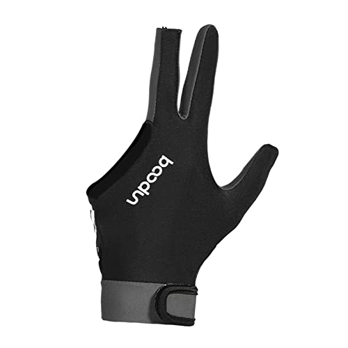 Easnea Billard-Handschuh, 1 Stück, Snookerqueue, Poolhandschuhe, linke Hand, offen, 3 Finger, Spandex, Grau, M Easnea Billard-Handschuh, 1 Stück, Snookerqueue, Poolhandschuhe, linke Hand, offen, 3 Finger, Spandex, Grau, M von Easnea