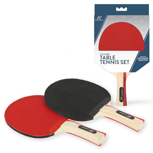 EastPoint Sports Tischtennis-Paddel-Set für 2 Spieler, inklusive 2 Pip-Out-Ping-Pong-Paddeln von EastPoint Sports