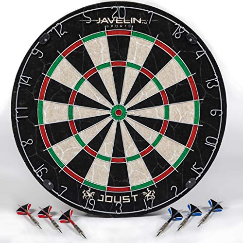 EastPoint Sports Unisex-Erwachsene Joust Bristle Dartboard Set Dartscheibe, Schwarz von EastPoint Sports