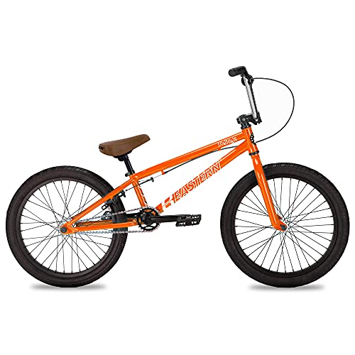 Eastern Bikes Lowdown 20-Zoll BMX-Fahrrad, Rahmen aus hochfestem Stahl (Orange & Chrom) von Eastern Bikes