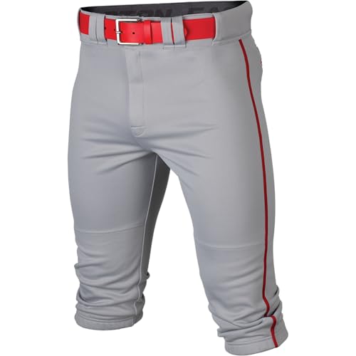 Easton Jungen Rival+ Baseball Pants | Knicker Fit | Youth Sizes | Piped | Multiple Colors Hose, Grau/Rot, Large Easton Jungen Rival+ Baseball Pants | Knicker Fit | Youth Sizes | Piped | Multiple Colors Hose, Grau/Rot, Large von Easton
