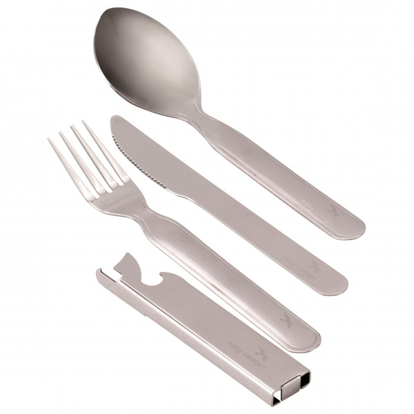 Easy Camp - Travel Cutlery Deluxe - Besteck-Set grau Easy Camp - Travel Cutlery Deluxe - Besteck-Set grau von Easy Camp