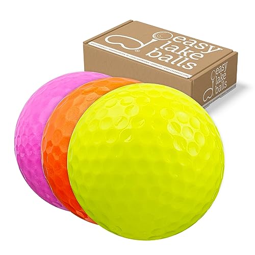 100 Bunte Mix LAKEBALLS/GOLFBÄLLE - QUALITÄT AAA/AA von Easy Lakeballs