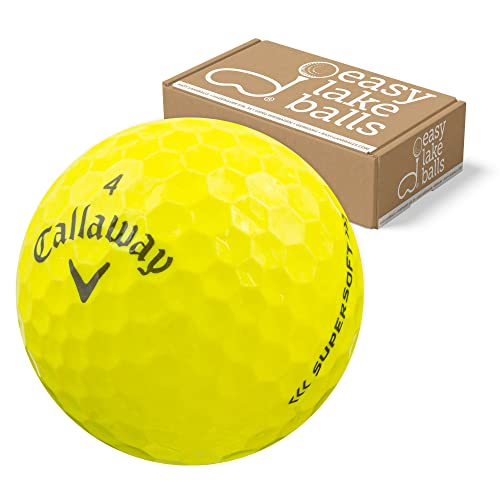 25 Callaway Supersoft GELB LAKEBALLS/GOLFBÄLLE - QUALITÄT AAAA von Easy Lakeballs