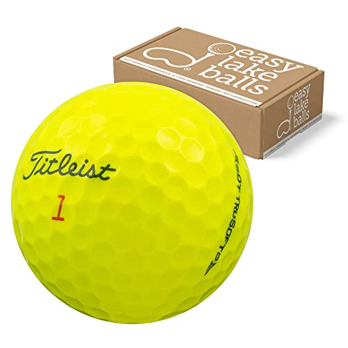 25 TITLEIST TRUSOFT GELB LAKEBALLS/GOLFBÄLLE - QUALITÄT AAAA/AAA von Easy Lakeballs