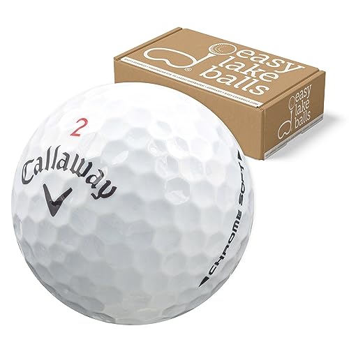 50 Callaway Chrome Soft LAKEBALLS/GOLFBÄLLE - QUALITÄT AAA/AA von Easy Lakeballs