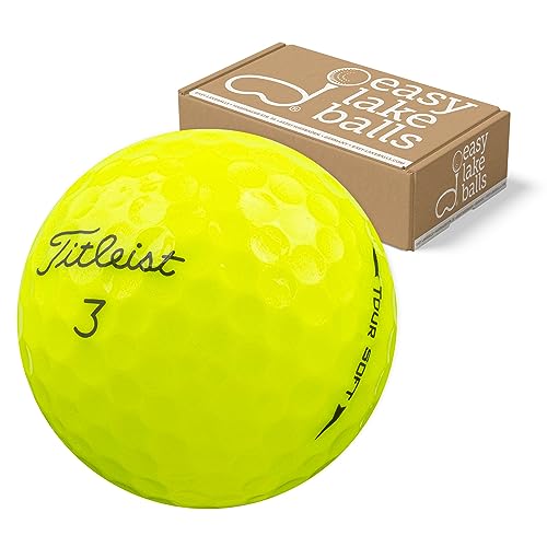 50 TITLEIST Tour Soft GELB LAKEBALLS/GOLFBÄLLE - QUALITÄT AAA/AA von Easy Lakeballs