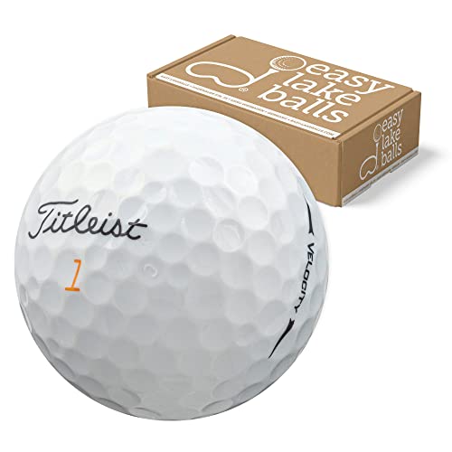 50 TITLEIST Velocity LAKEBALLS/GOLFBÄLLE - QUALITÄT AAA/AA - IM NETZBEUTEL von Easy Lakeballs