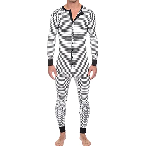 Schlafanzug Pyjama Jumpsuit Einteiler Herren Kurz Jumpsuit Onesie Jogger Overall Jogging Anzug Trainingsanzug Slim Fit Strampler Hose Langarm Sleepwear Männer T-Shirt Lang Jogginganzug Playsuit Schlafanzug Pyjama Jumpsuit Einteiler Herren Kurz Jumpsuit Onesie Jogger Overall Jogging Anzug Trainingsanzug Slim Fit Strampler Hose Langarm Sleepwear Männer T-Shirt Lang Jogginganzug Playsuit von Eauptffy