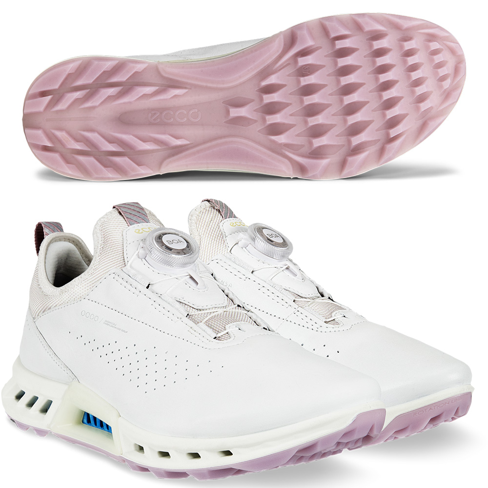 'Ecco Biom C4 BOA Damen Golfschuh Gore-Tex weiss/rosa' von 'Ecco Golf'